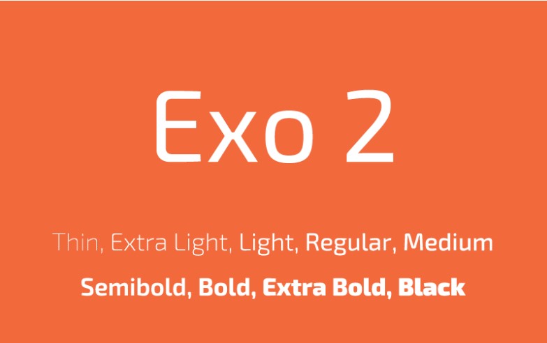 Exo 2 Font