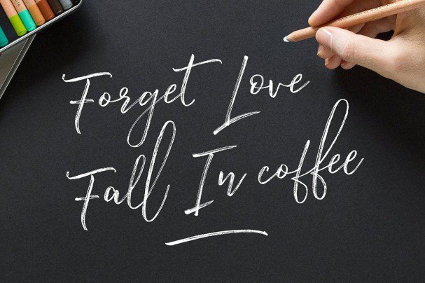 Experiment Brush Script Font Preview