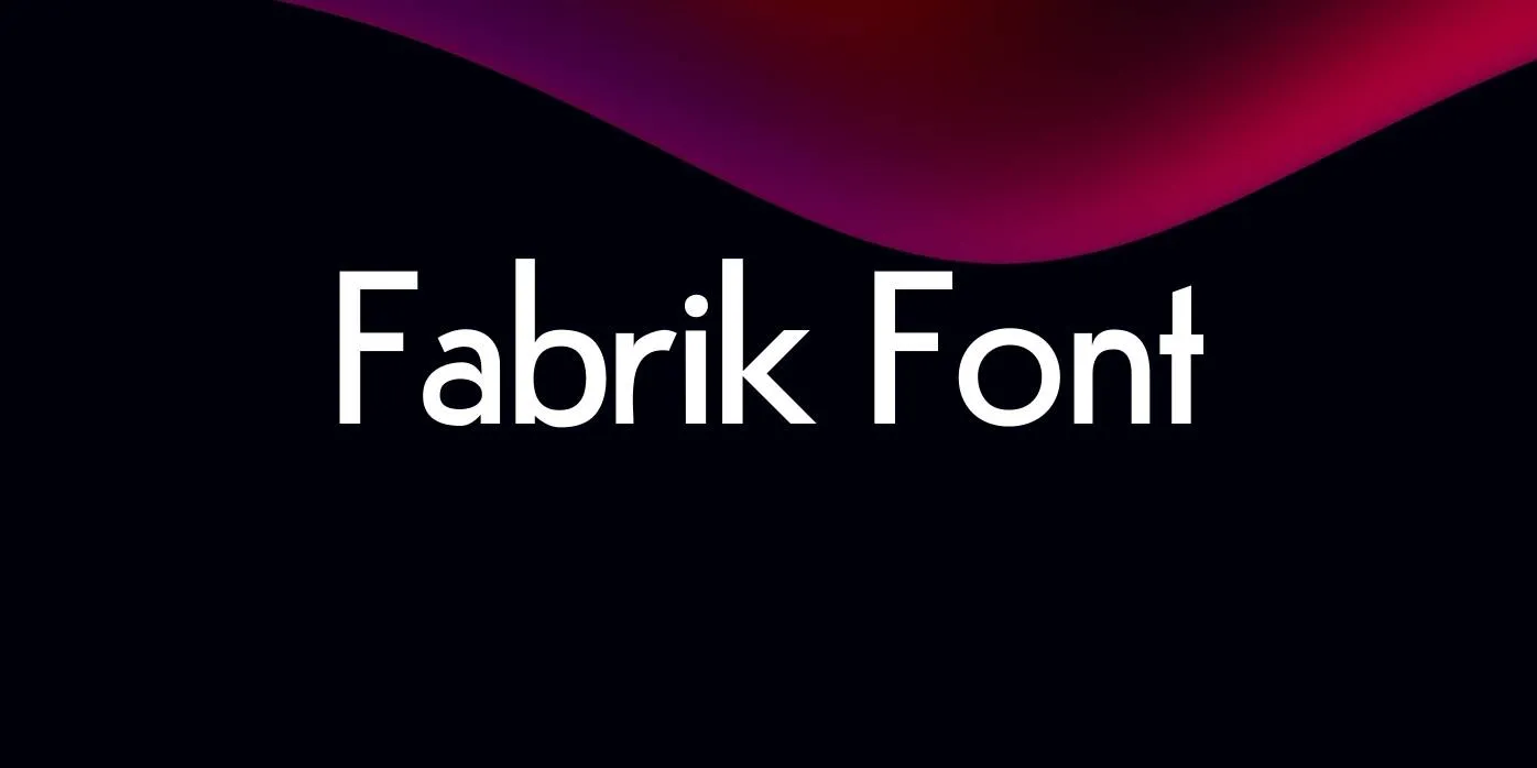 Fabrik Font