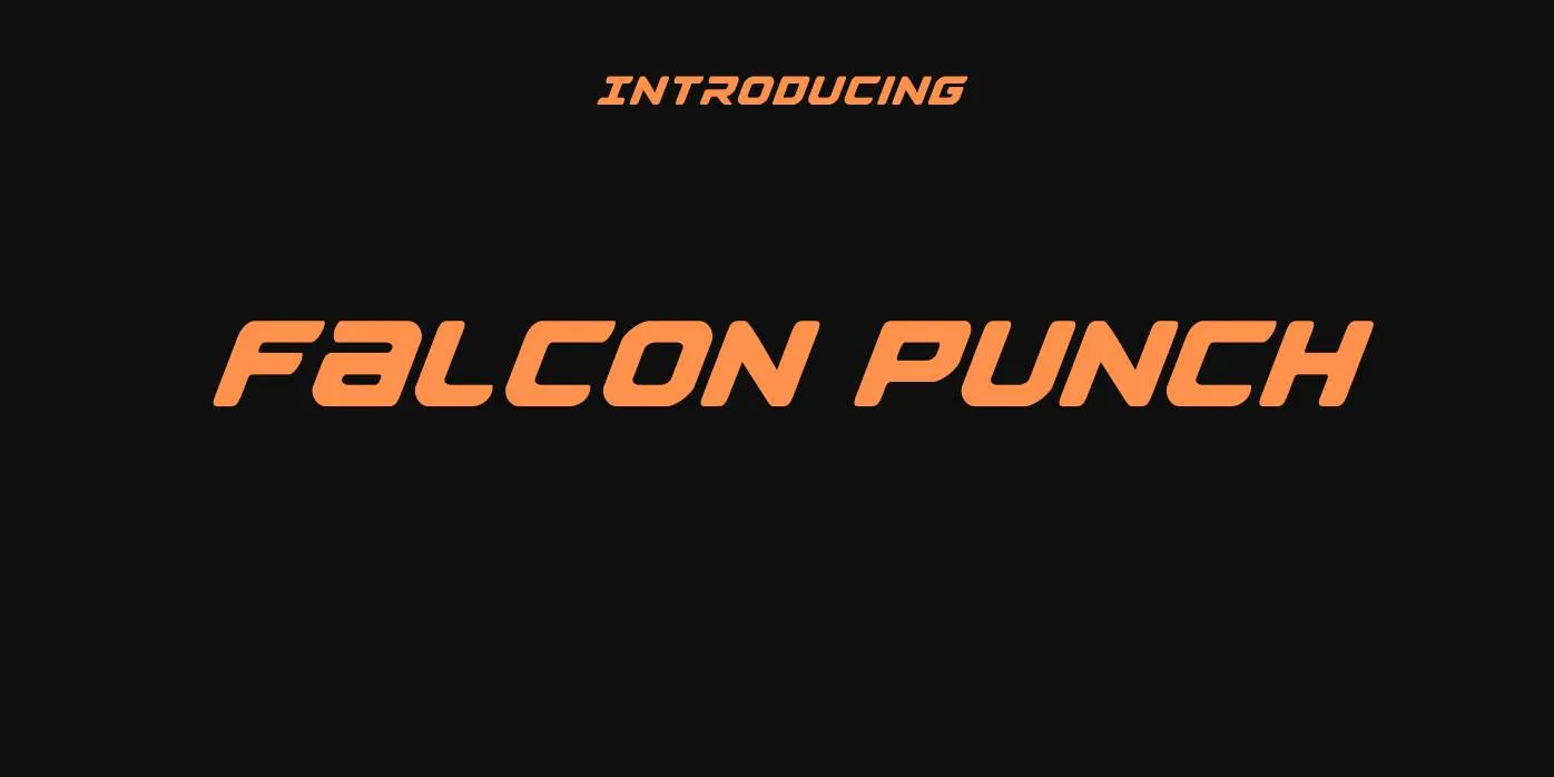Falcon Punch Font