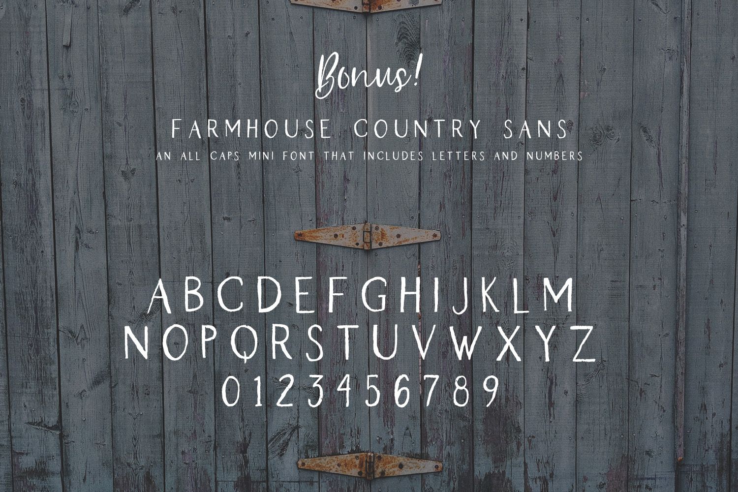 Farmhouse Country Font Preview