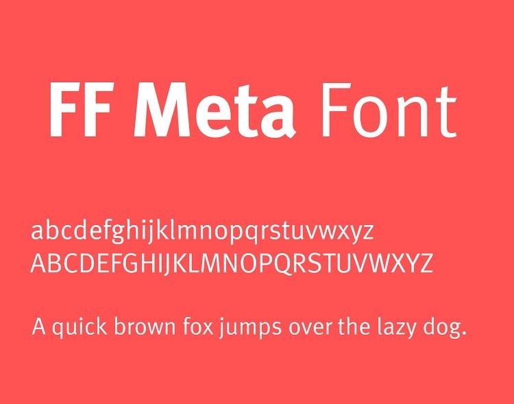 Ff Meta Font Preview