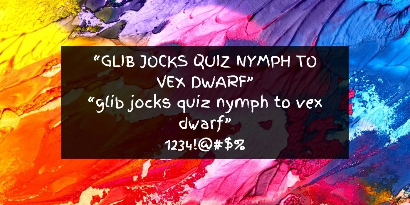 Finger Paint Font Preview