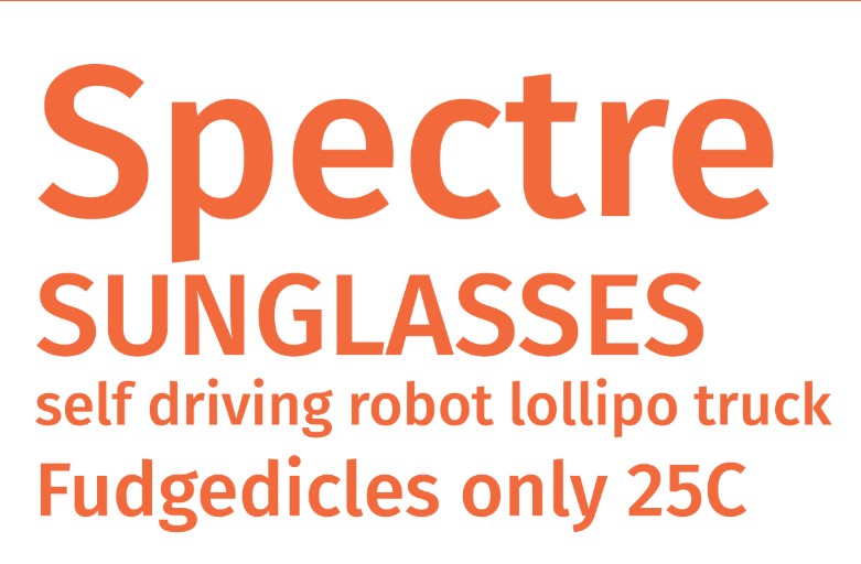 Fira Sans Font Preview