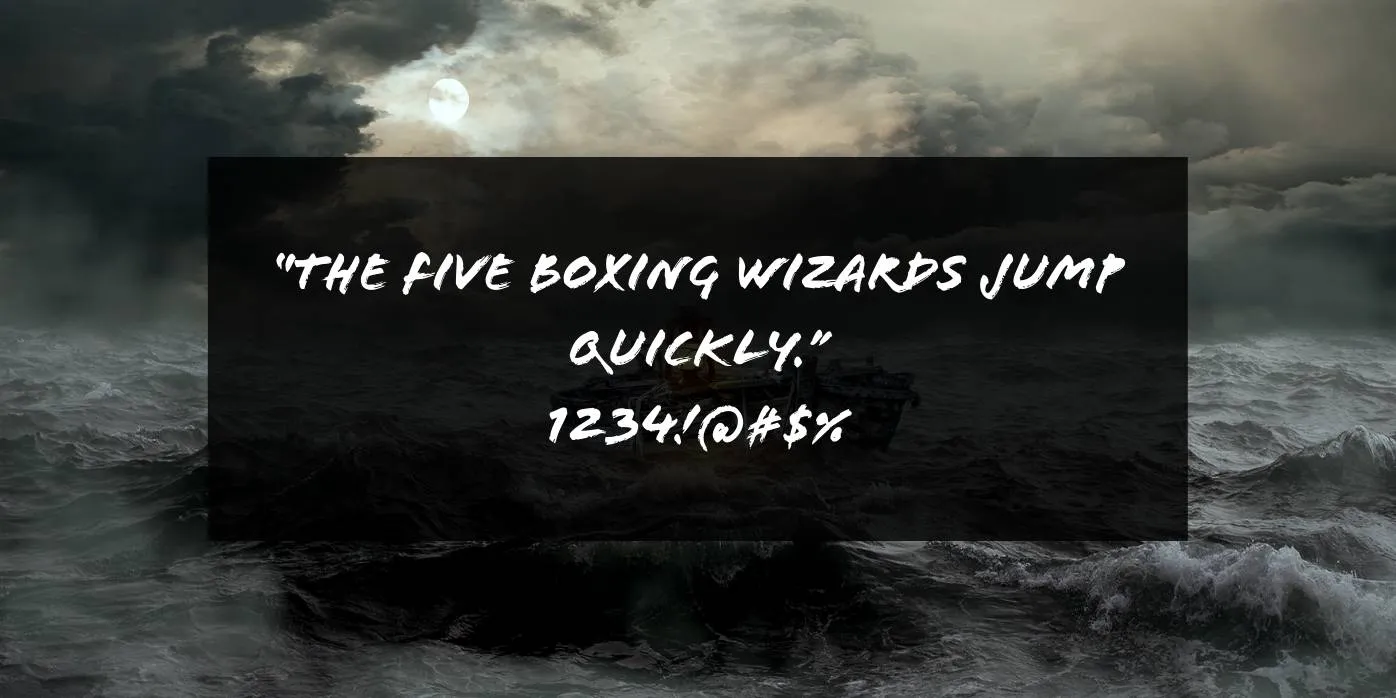 Flood Font Preview