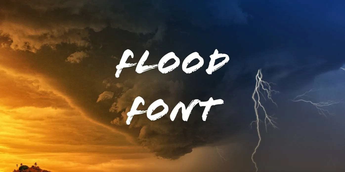 Flood Font
