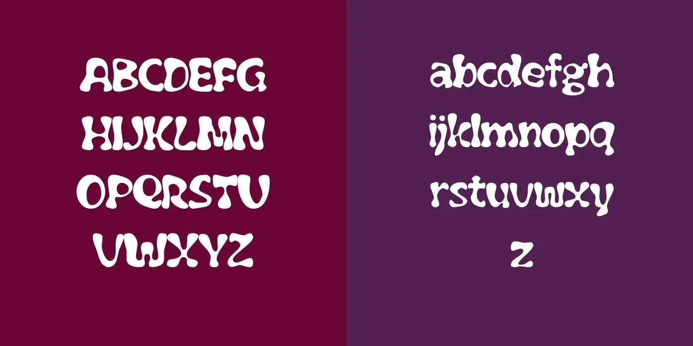Flubber Font Preview