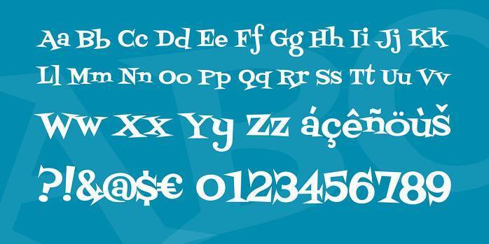 Fontdiner Swanky Font Preview