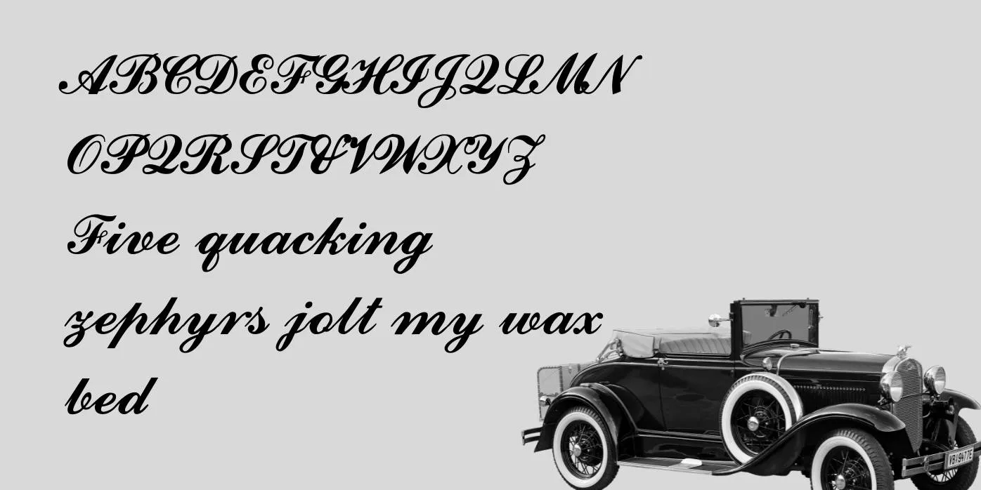 Ford Font Preview