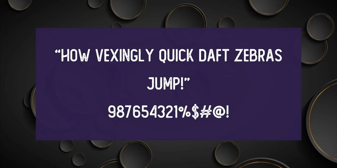 Foregen Font Preview