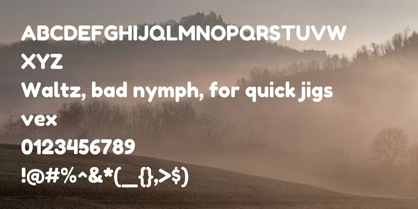 Fredoka One Font Preview