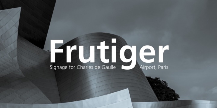 Frutiger Font