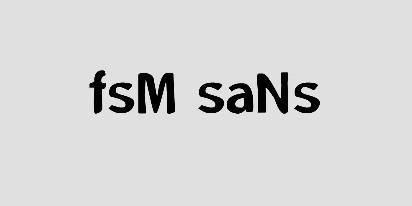 FSM Sans Font