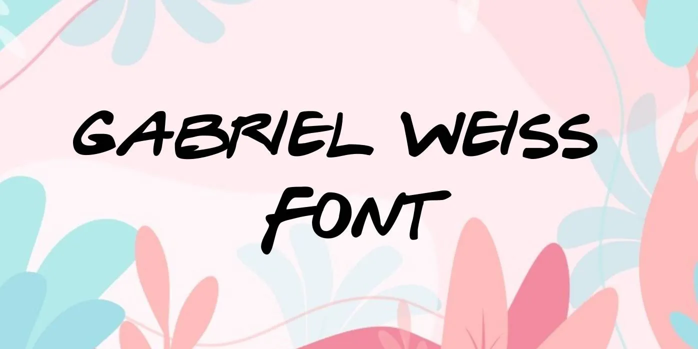 Gabriel Weiss Font