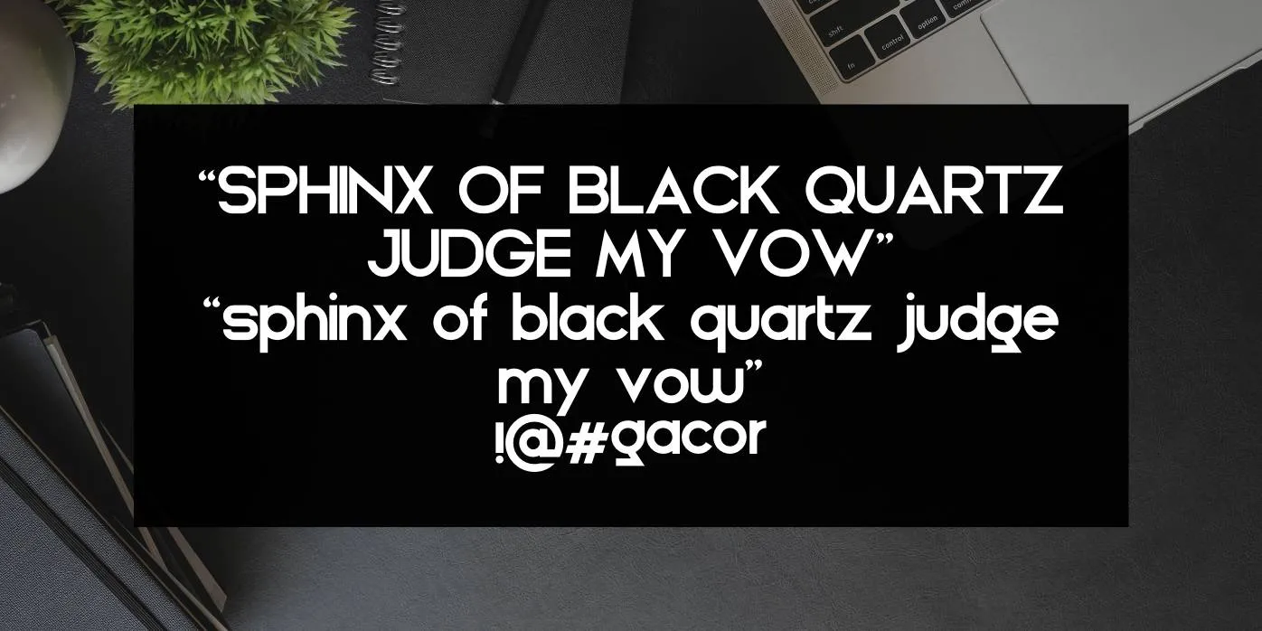 Gacor Font Preview
