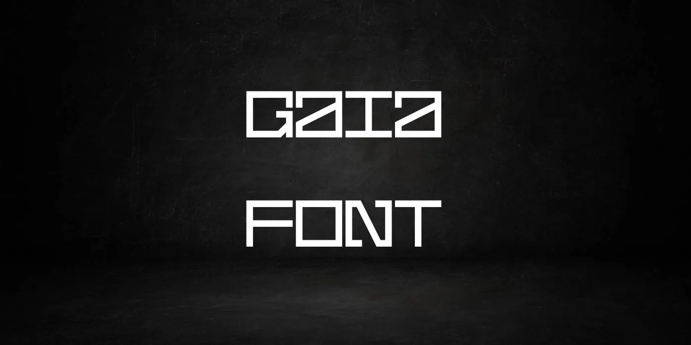 Gaia Font