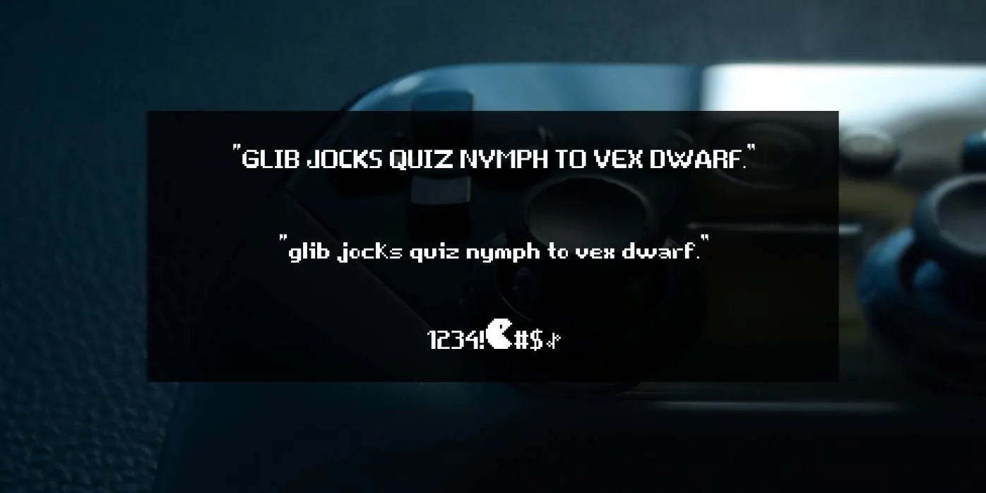 Game Over Font Preview