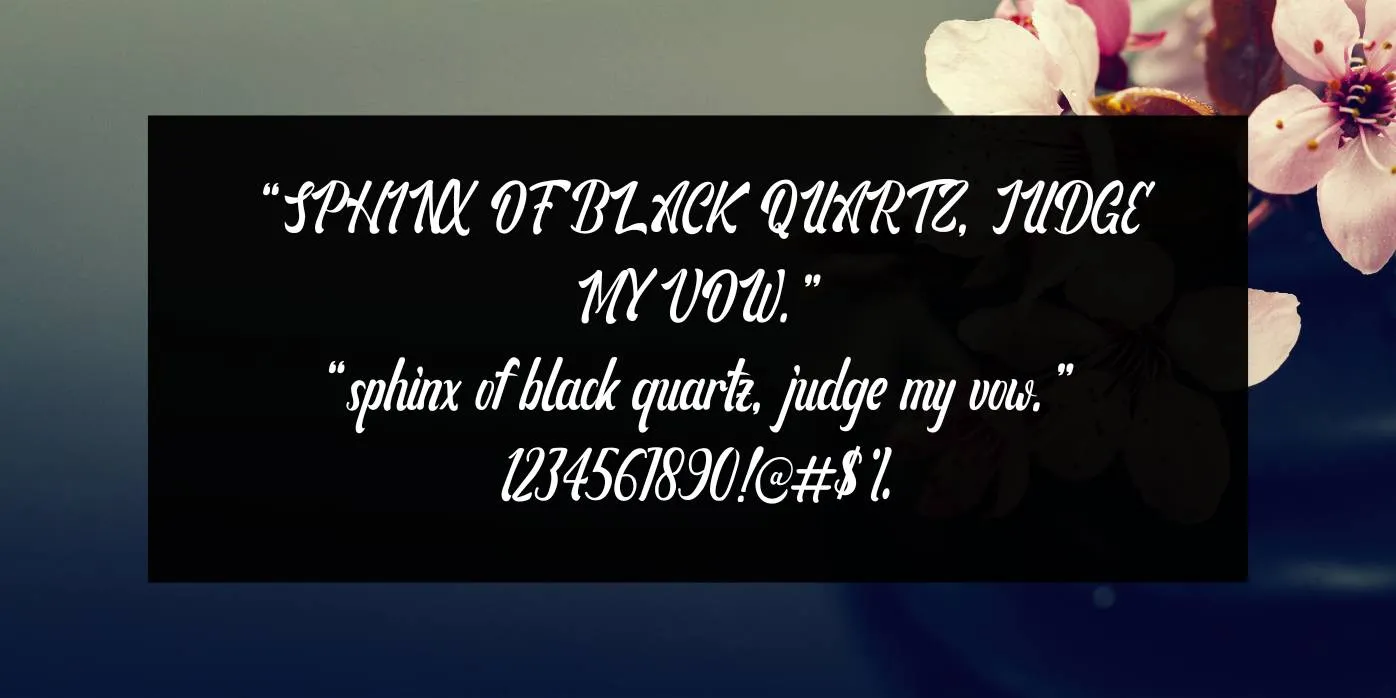 Ganbatte Font Preview