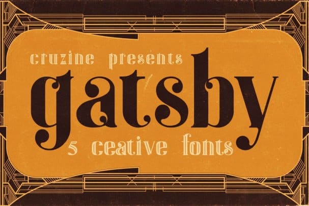 Gatsby Art Deco Font