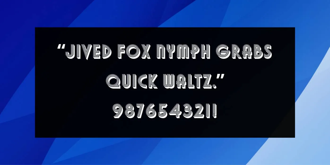 Gazelle Font Preview
