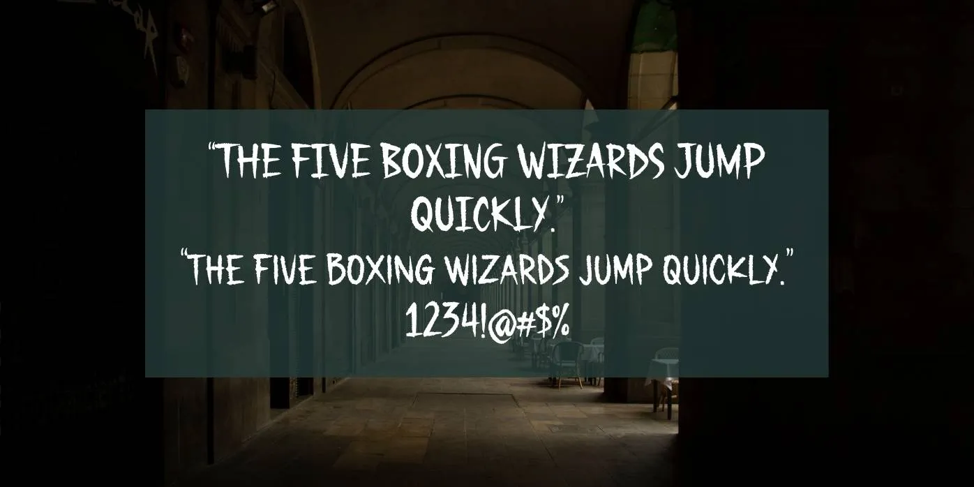 Gecko Moria Font Preview