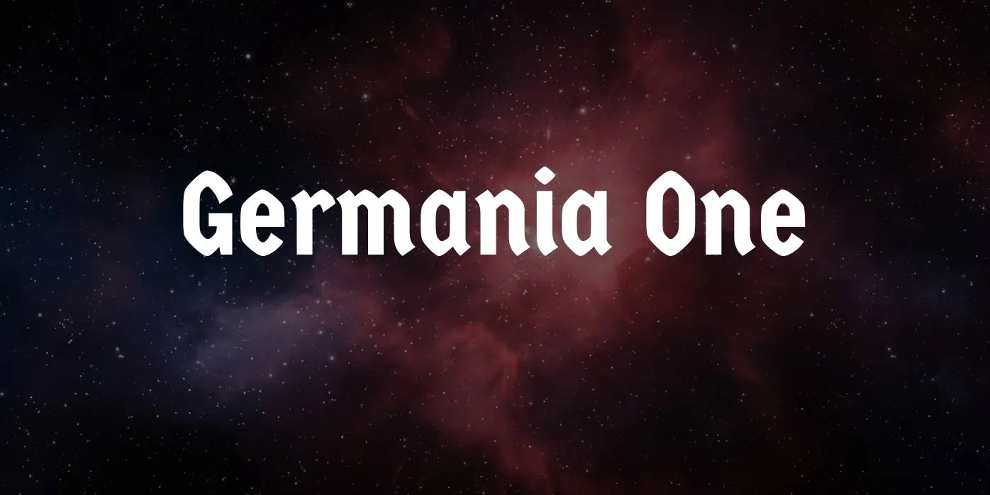 Germania One Font