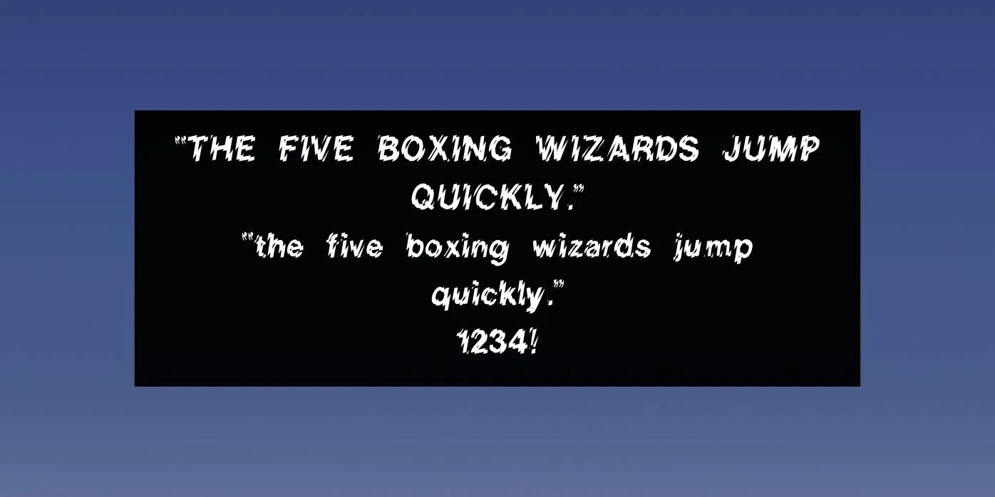 Glass House Font Preview