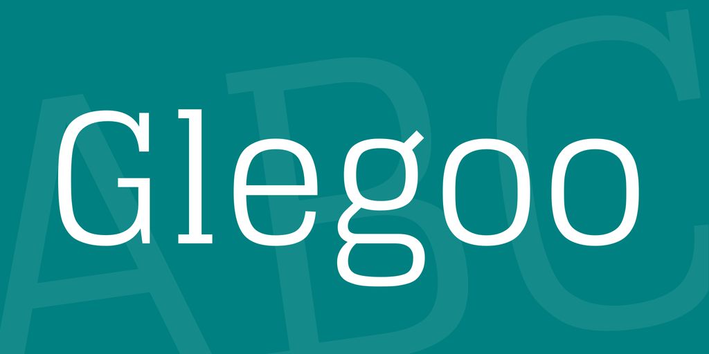 Glegoo Font