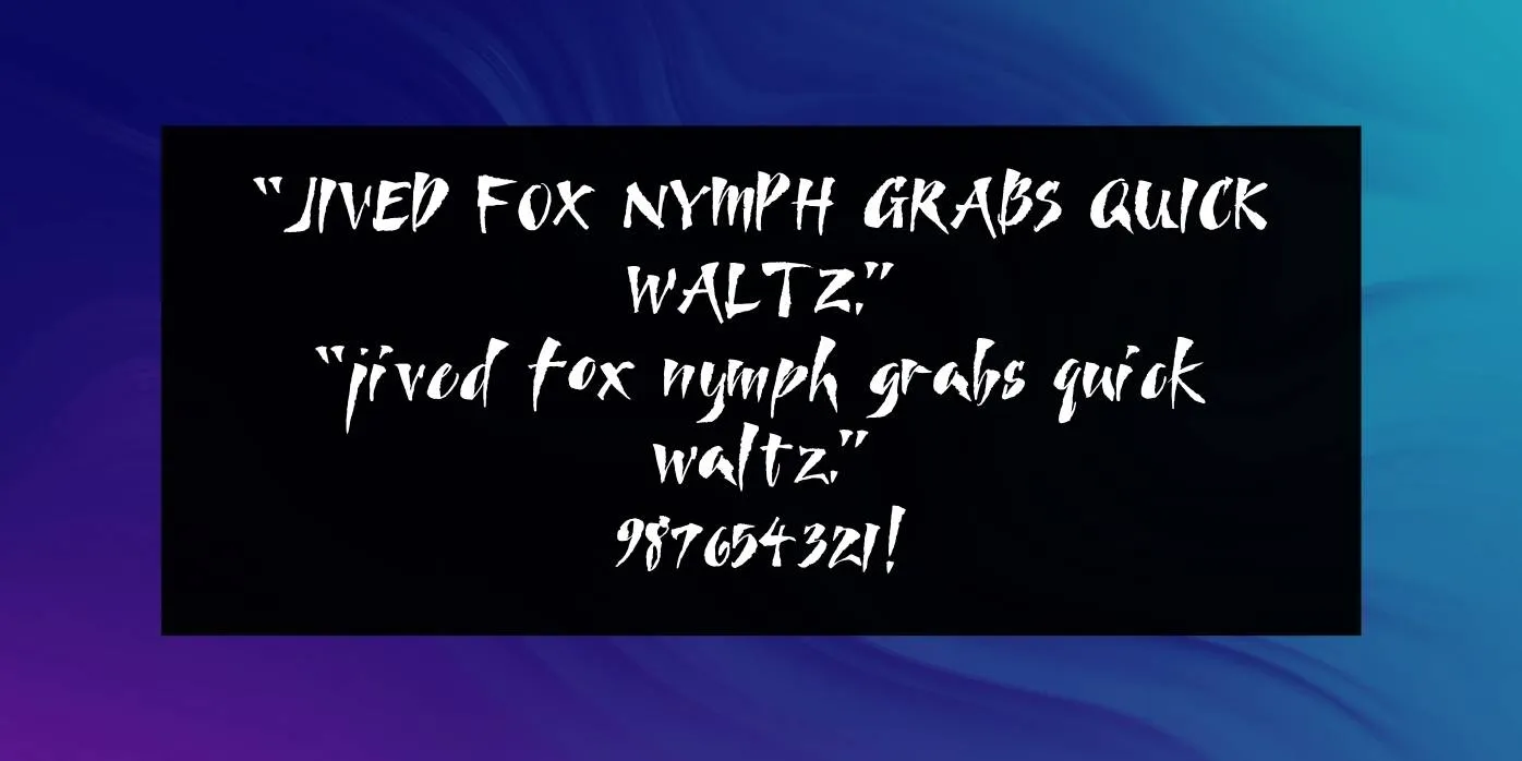 Goombella Font Preview