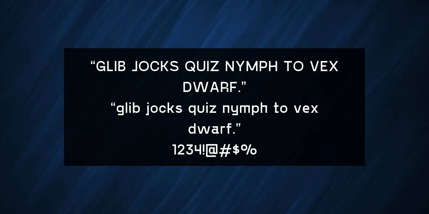 Gosha Font Preview