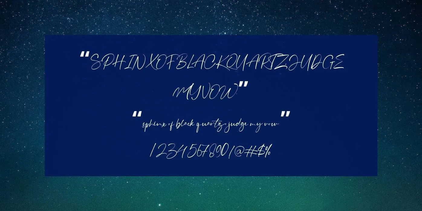 ≠Grahamo Font Preview