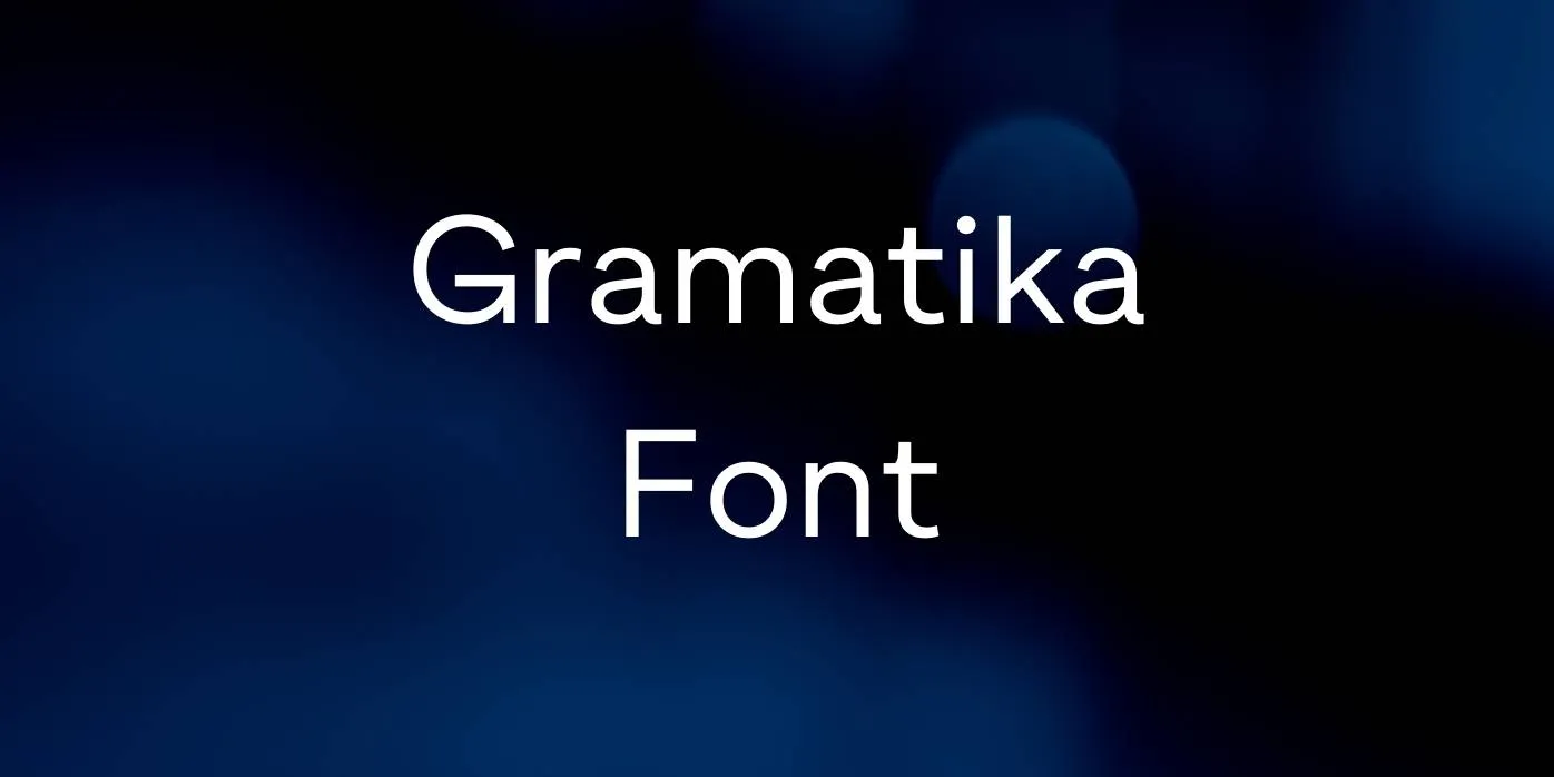 Gramatika Font