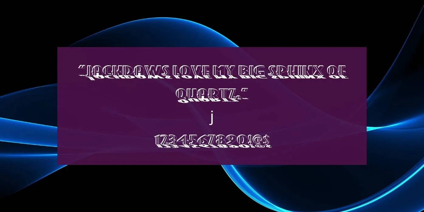 Grand Prix Font Preview