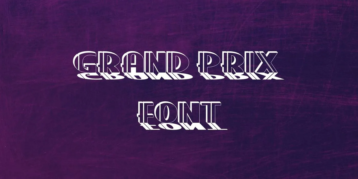 Grand Prix Font