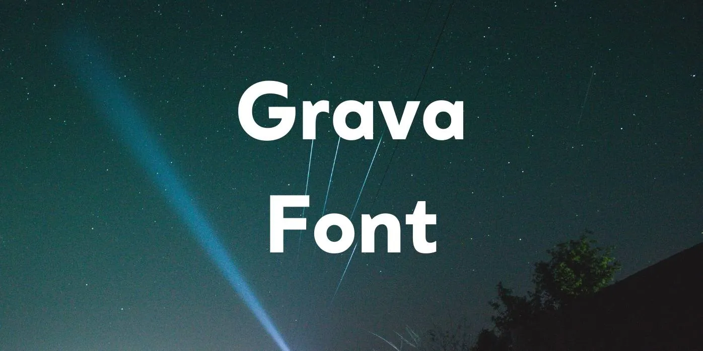 Grava Font
