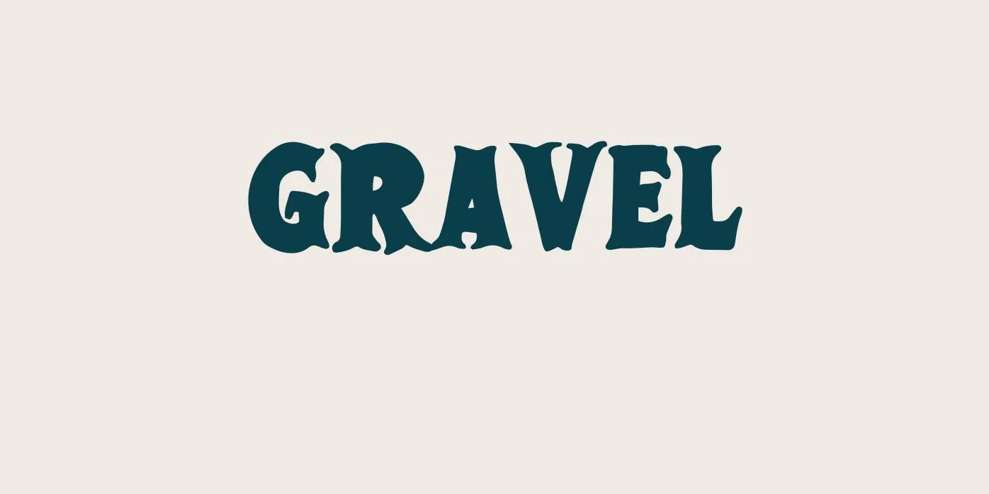 Gravel Font