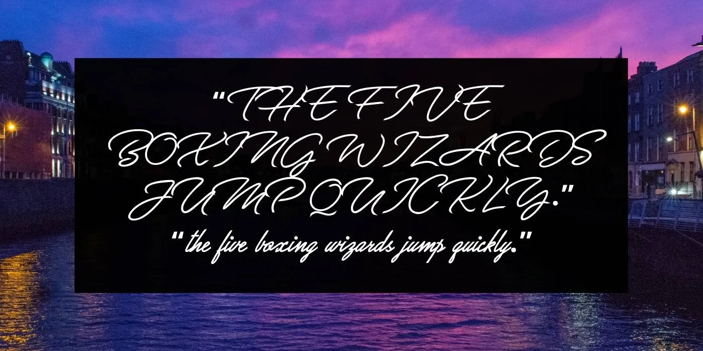 Great Day Font Preview