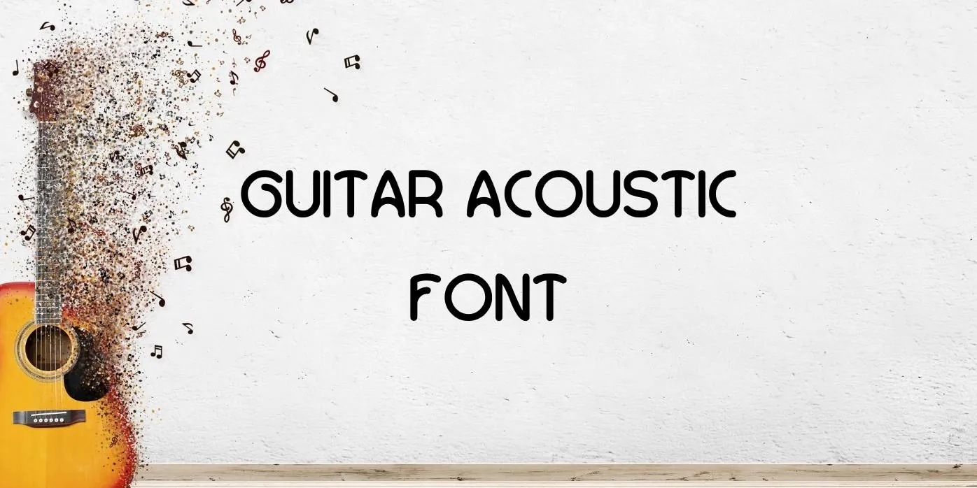 Guitar Acoustic Font