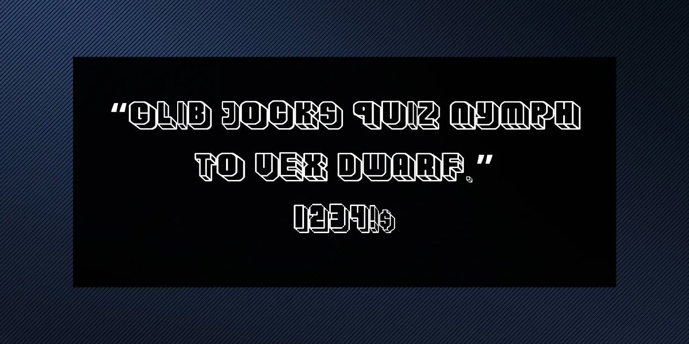 ≠Habbo Font Preview