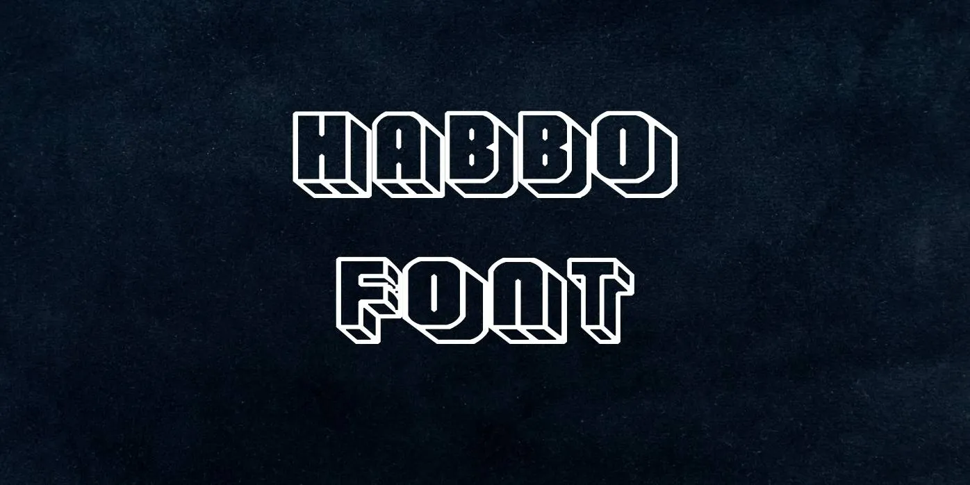 ≠Habbo Font