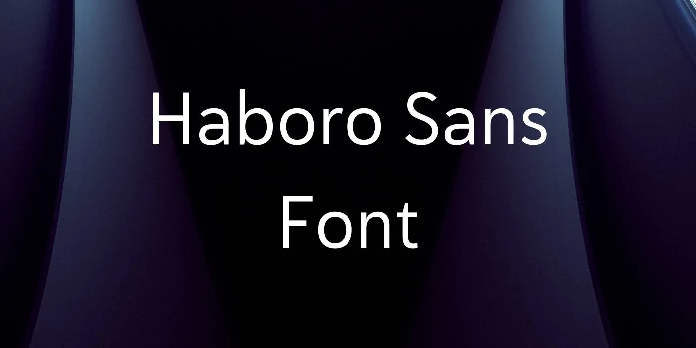 Haboro Sans Font