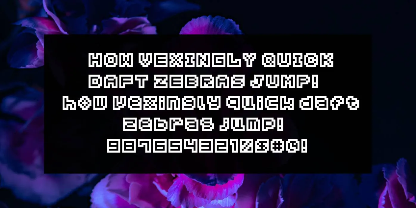 Hachicro Font Preview