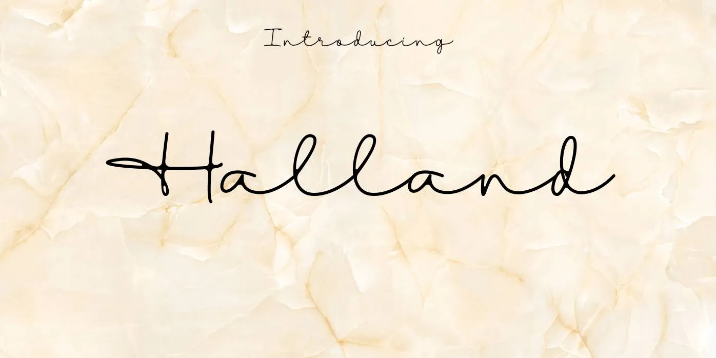 Halland Font