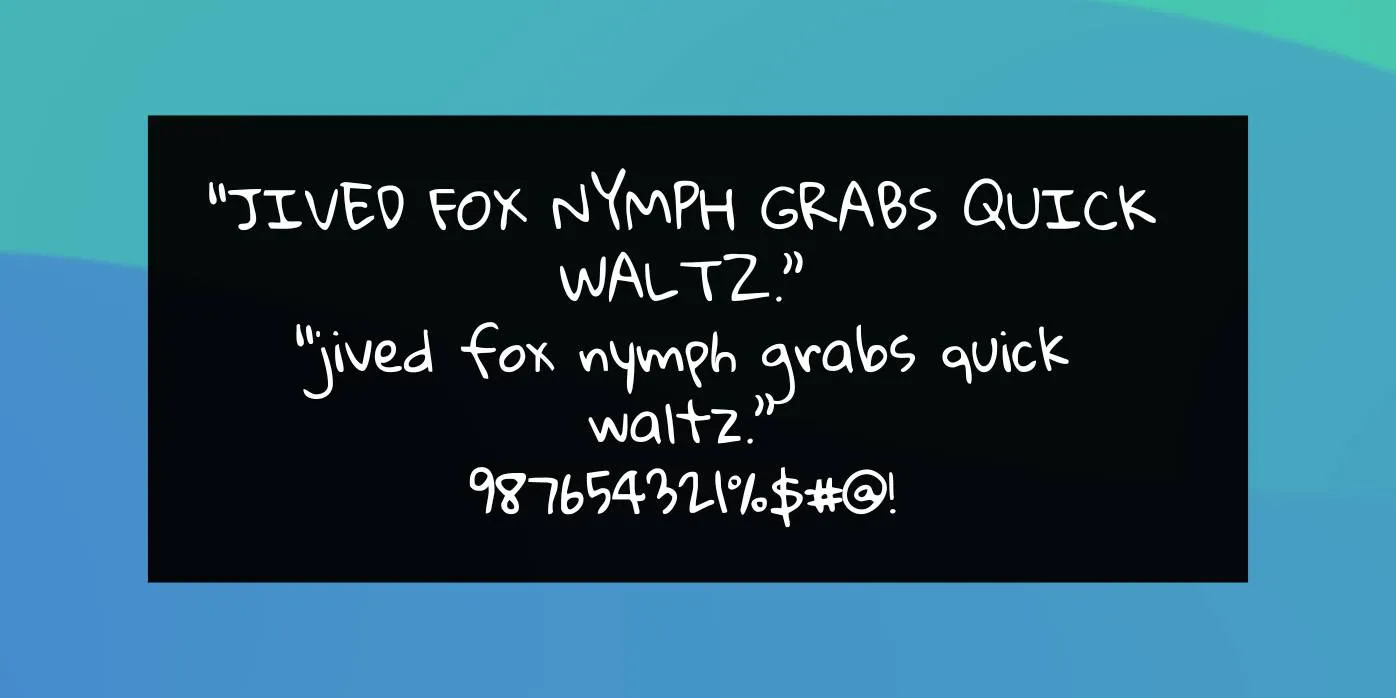 Hallelujah Font Preview