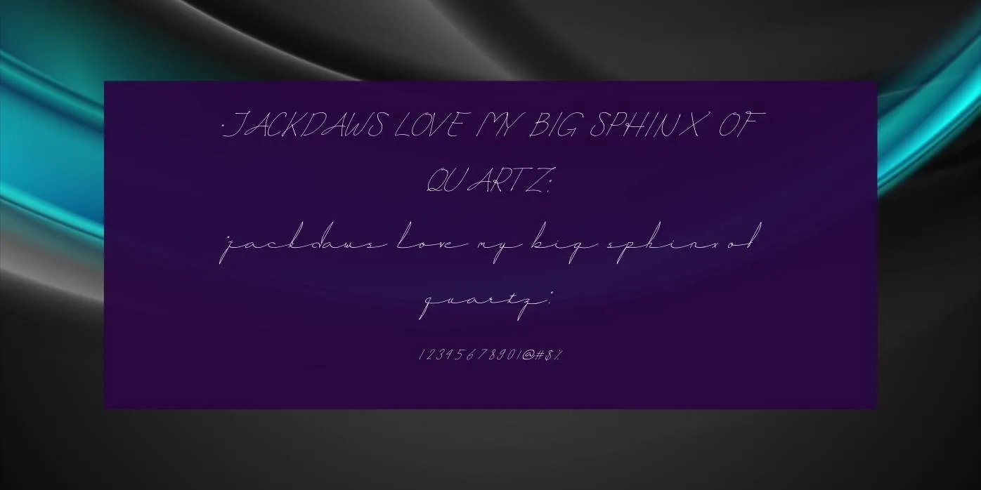 Hanie Font Preview