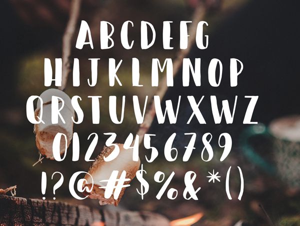 Happy Camper Font Preview