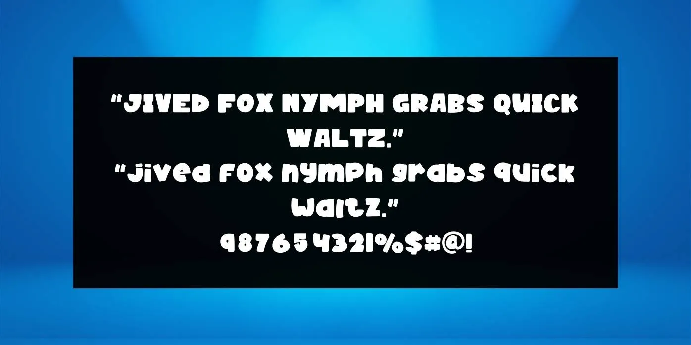 Happy Donuts Font Preview