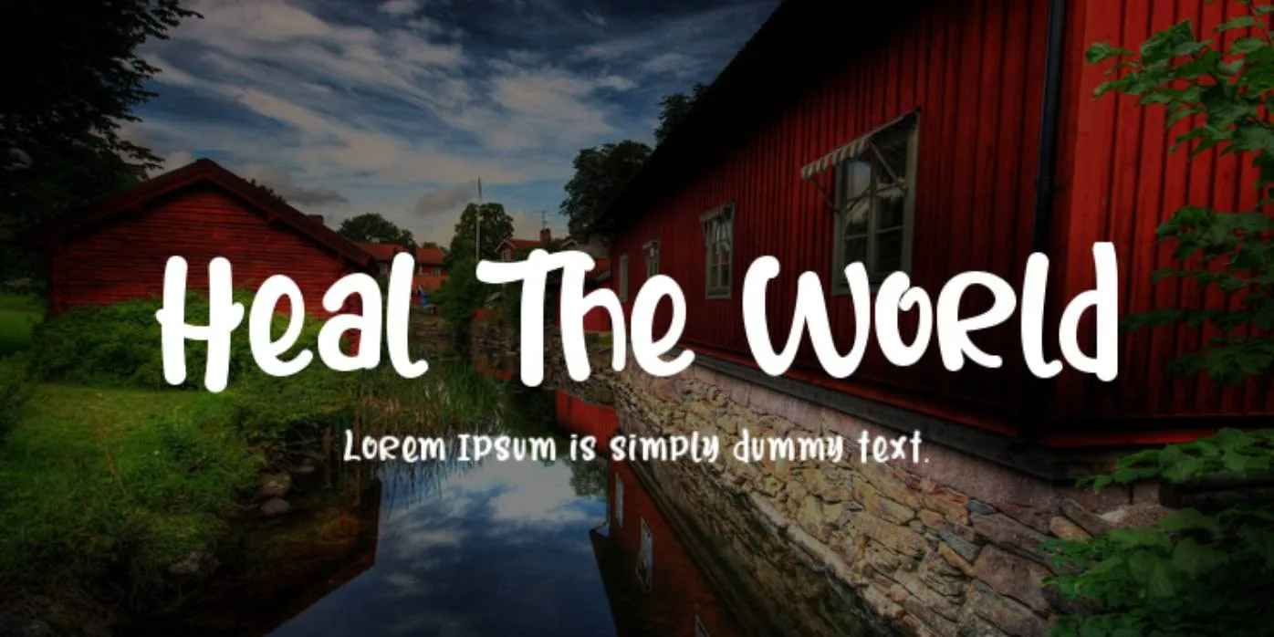 Heal The World Font