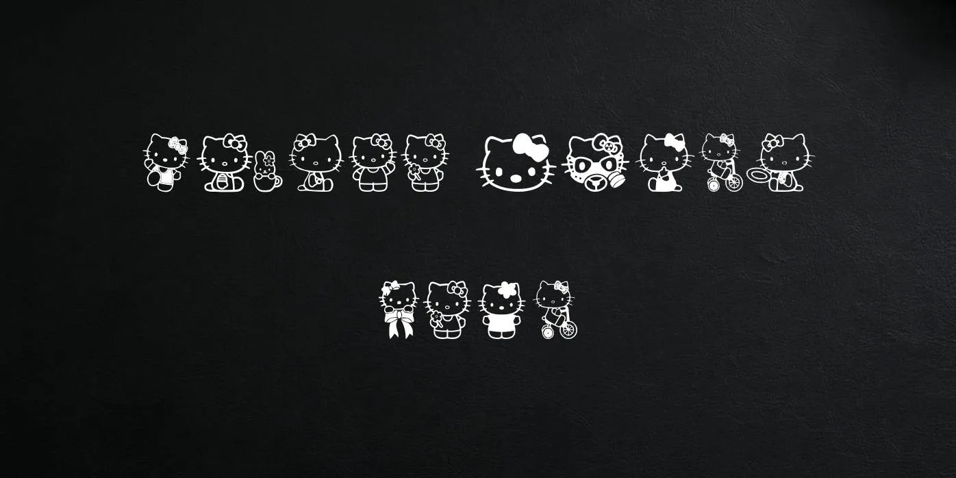 Hello Kitty Font