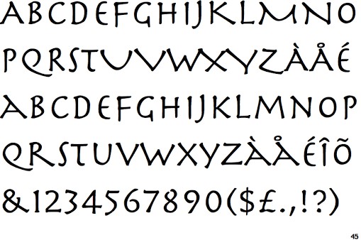 Herculanum Font Preview